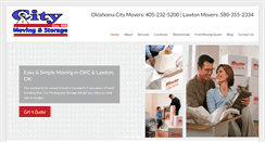 Desktop Screenshot of citymovingandstorage.com